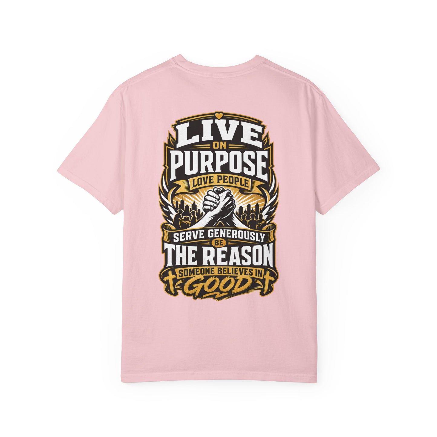 Live on Purpose T-Shirt — 'Live on Purpose, Love People' Motivational Graphic Tee