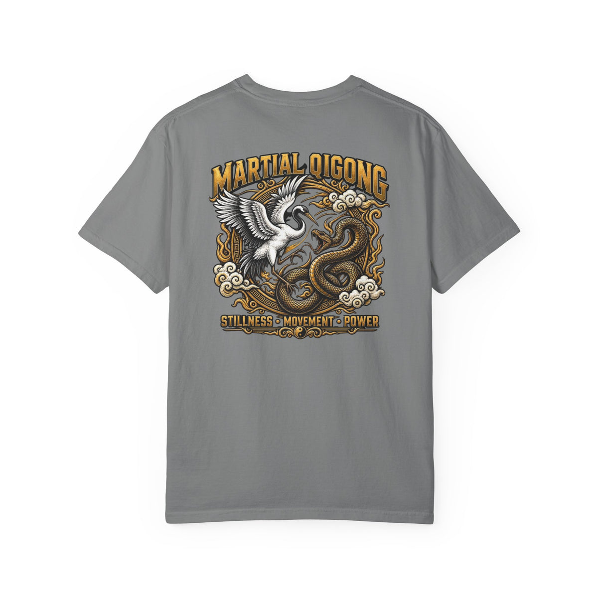 Martial Qigong Fundraiser T-Shirt — Crane & Serpent