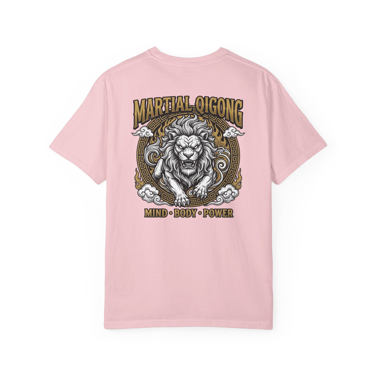 Martial Qigong Fundraiser T-Shirt — Lion Emblem