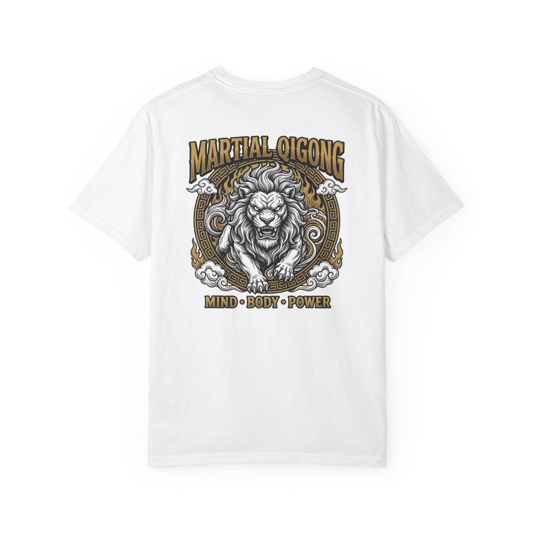 Martial Qigong Fundraiser T-Shirt — Lion Emblem