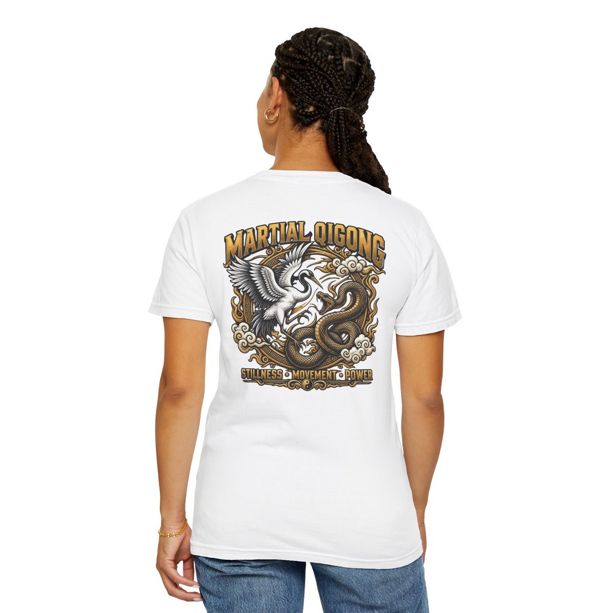 Martial Qigong Fundraiser T-Shirt — Crane & Serpent