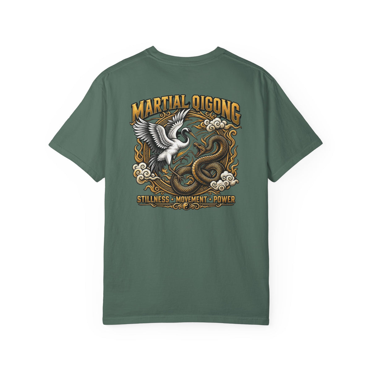 Martial Qigong Fundraiser T-Shirt — Crane & Serpent