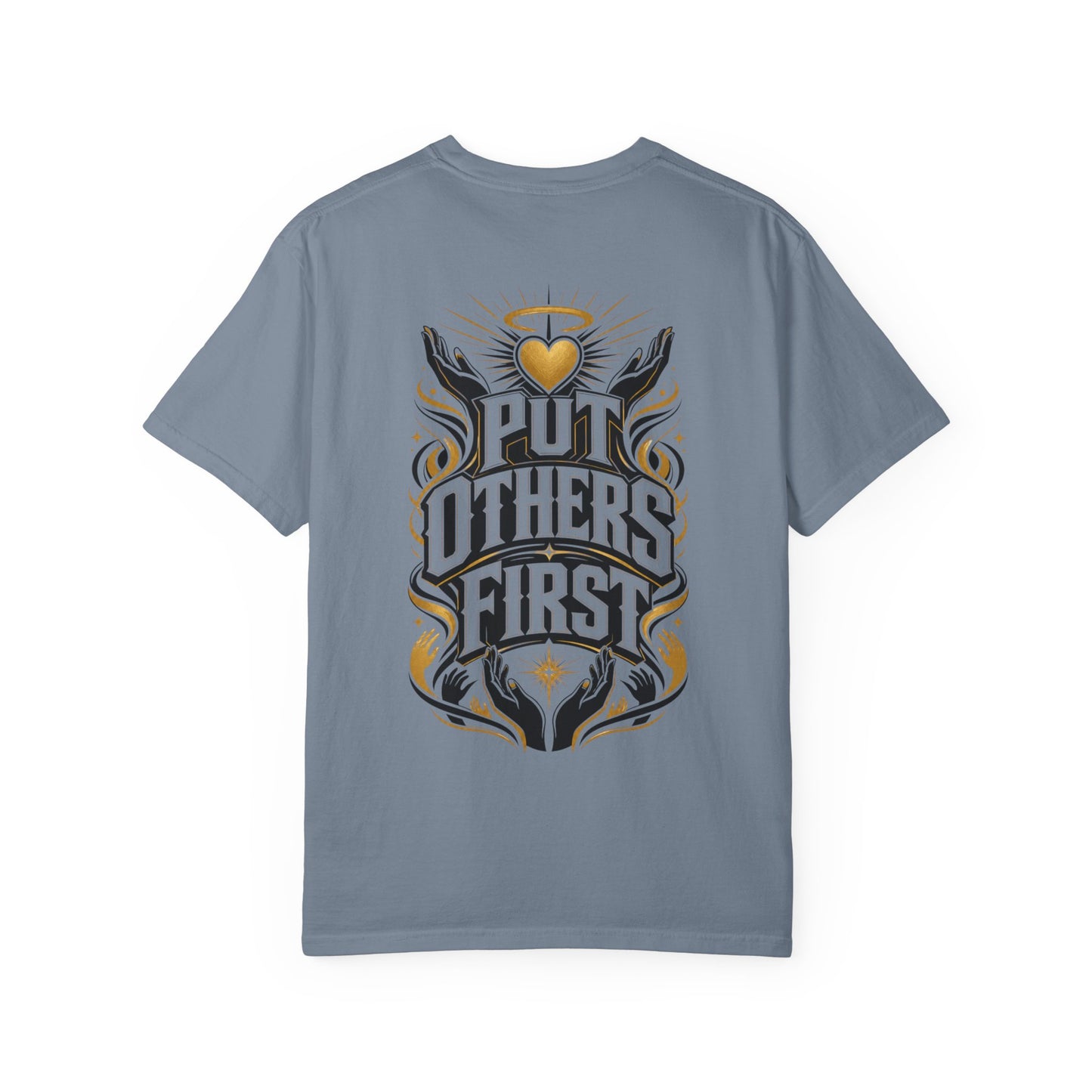 Put Others First T-Shirt — Inspirational Graphic Tee with Heart & Wings