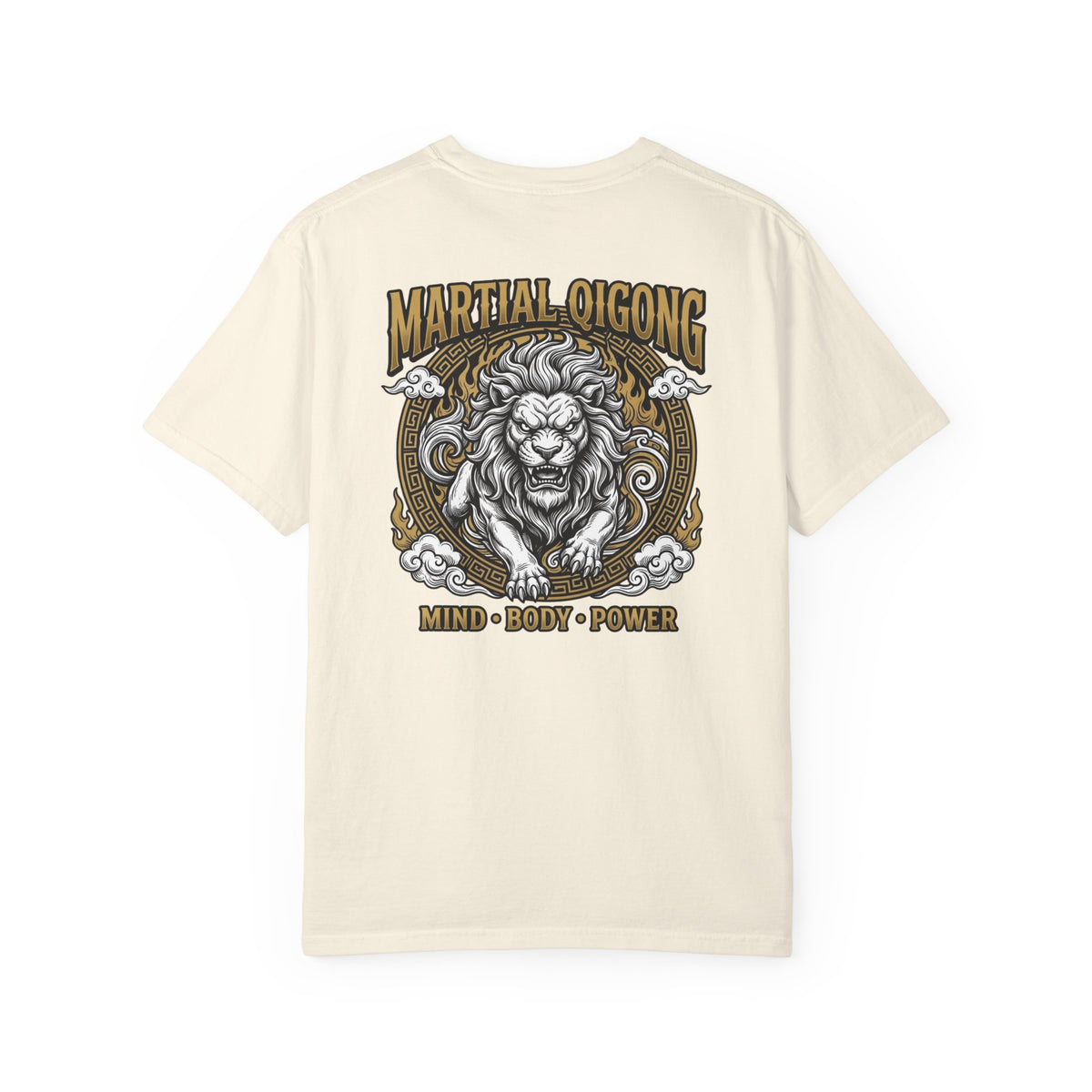 Martial Qigong Fundraiser T-Shirt — Lion Emblem