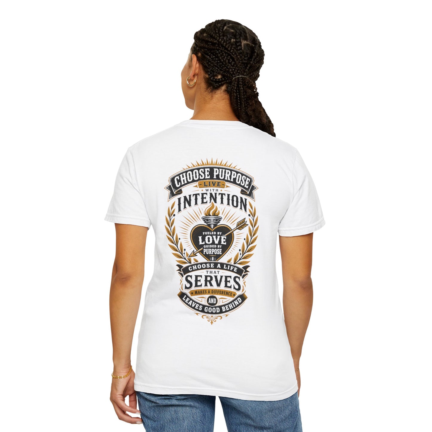 Inspirational 'Choose Purpose' Graphic T-Shirt