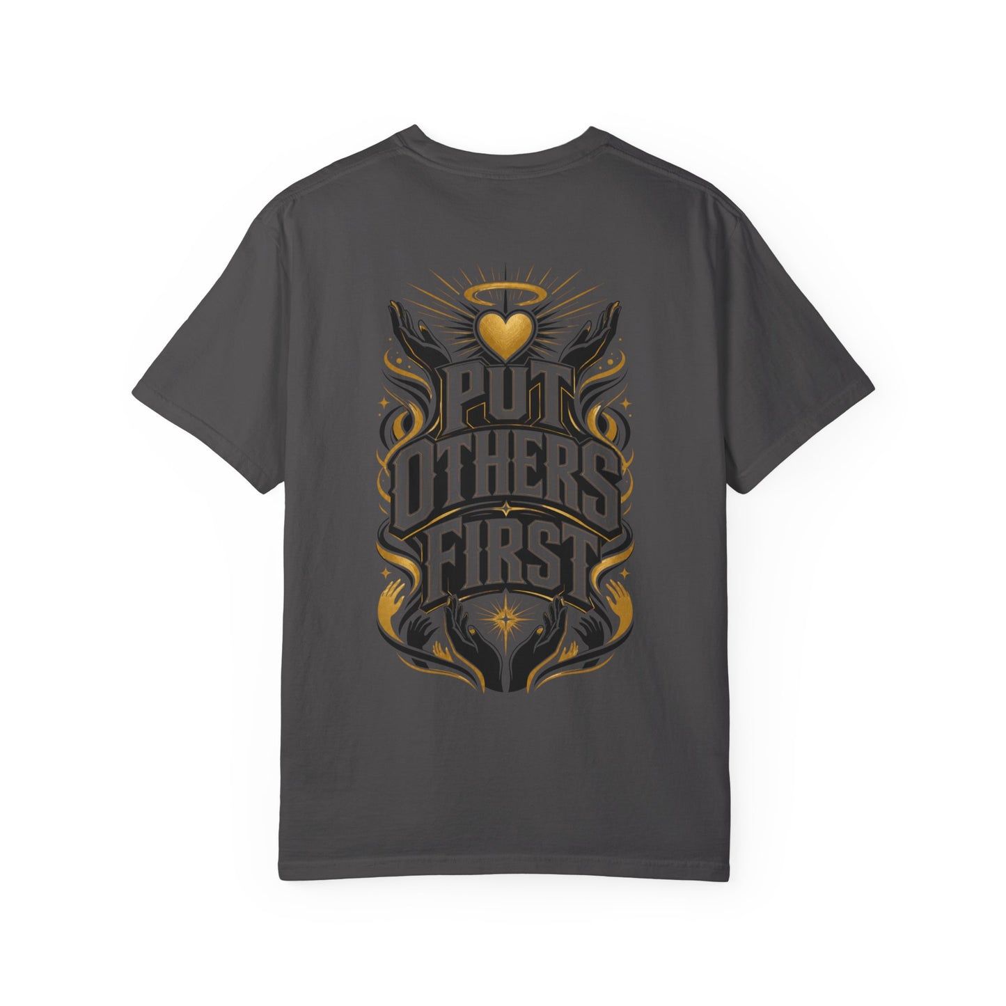 Put Others First T-Shirt — Inspirational Graphic Tee with Heart & Wings