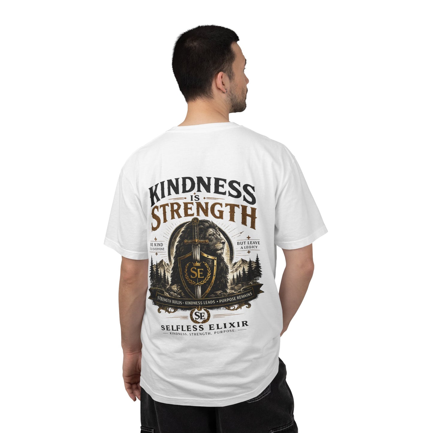 Kindness Is Strength Lion