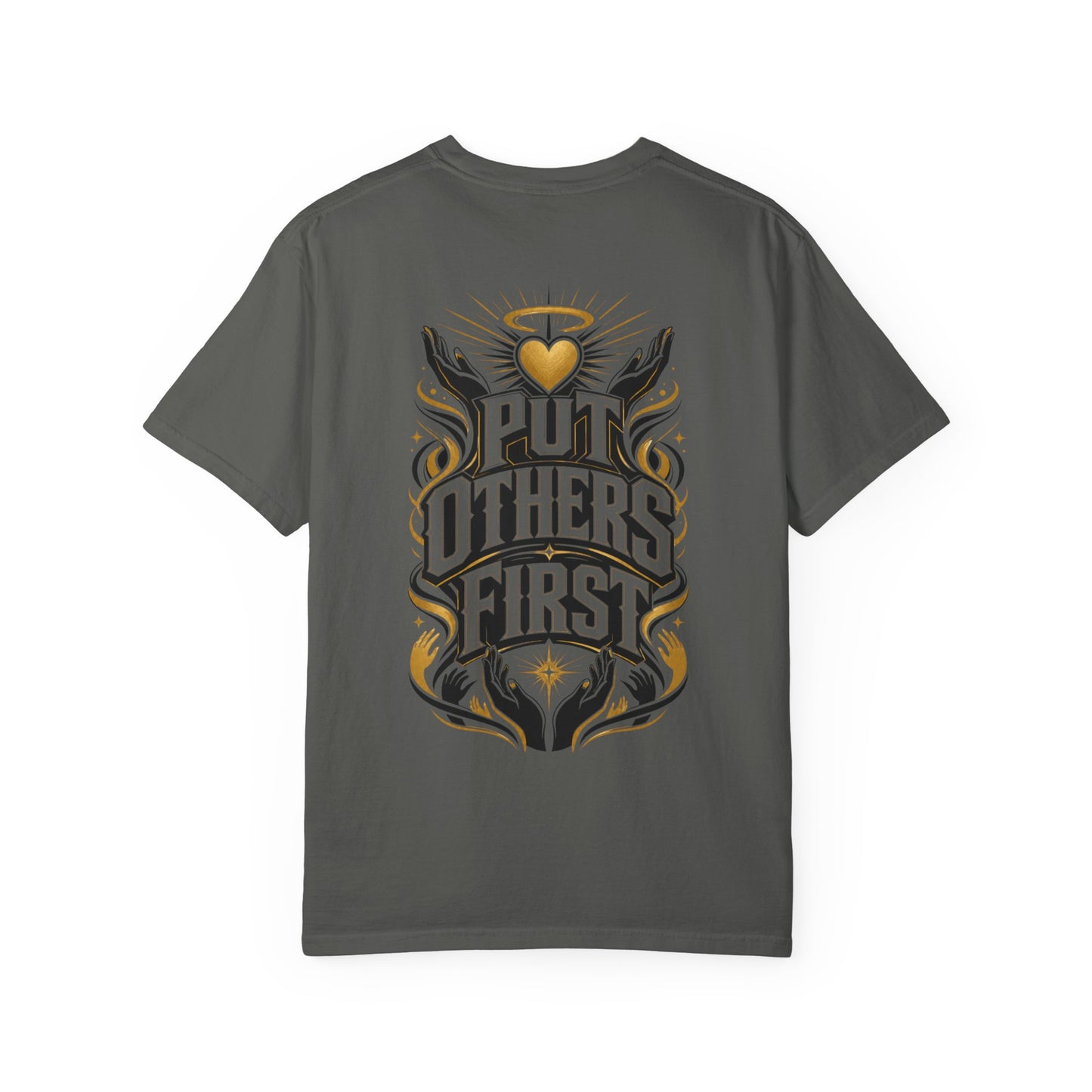 Put Others First T-Shirt — Inspirational Graphic Tee with Heart & Wings