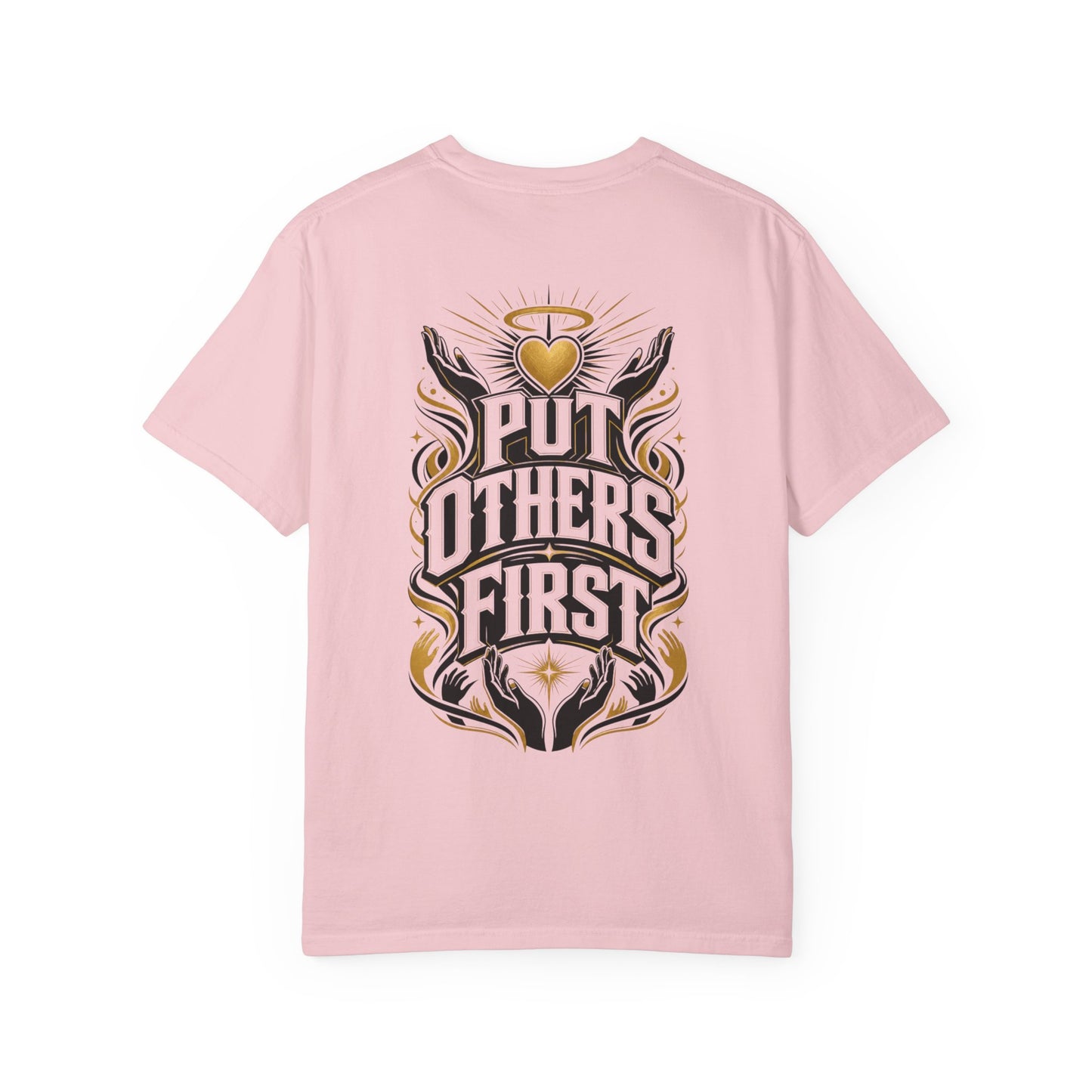 Put Others First T-Shirt — Inspirational Graphic Tee with Heart & Wings