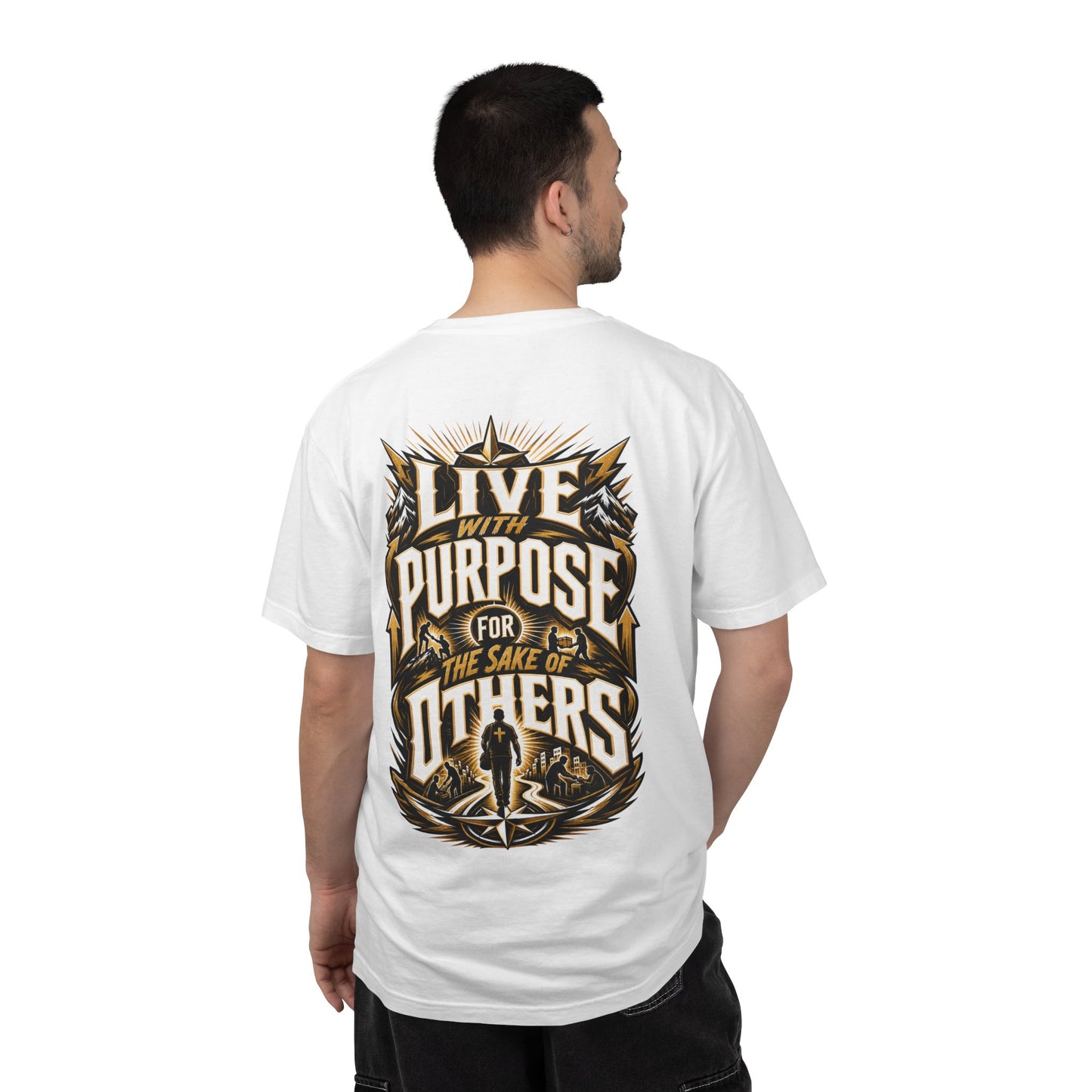 Live With Purpose Graphic T-Shirt — Inspirational 'Live With Purpose for the Sake of Others' Tee