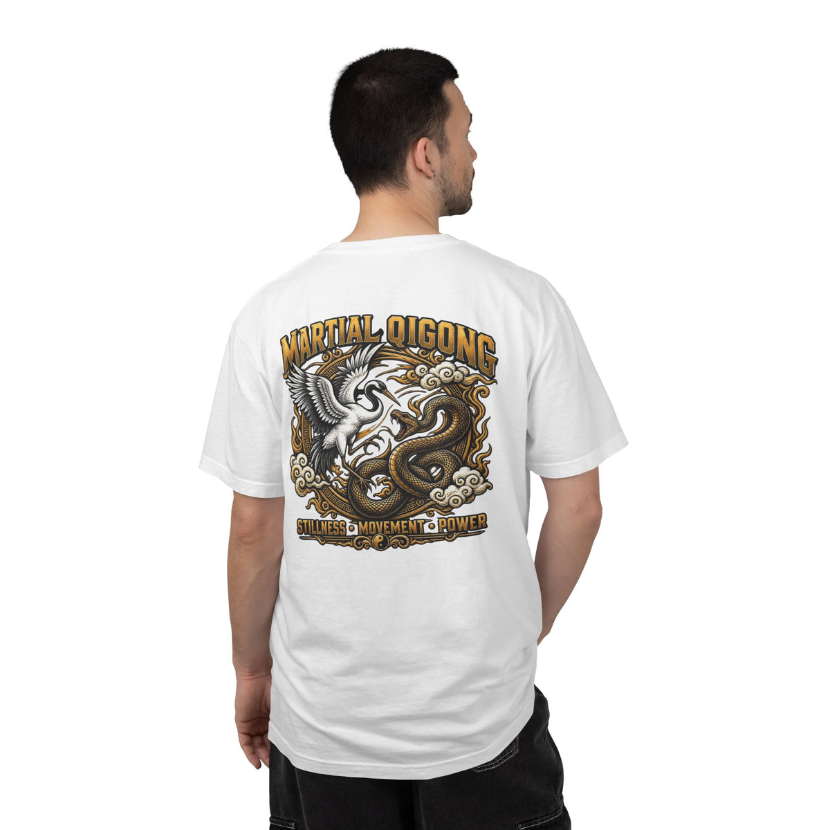 Martial Qigong Fundraiser T-Shirt — Crane & Serpent