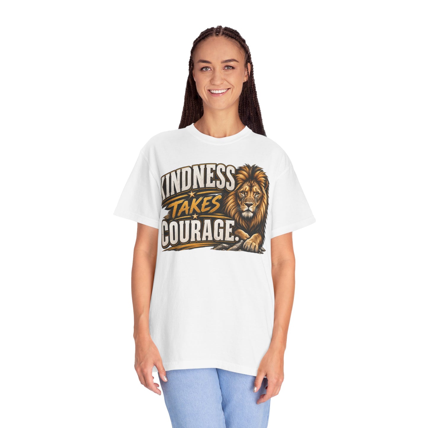 Kindness Takes Courage Front Graphic T-Shirt