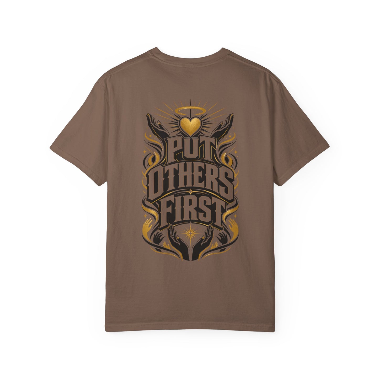 Put Others First T-Shirt — Inspirational Graphic Tee with Heart & Wings