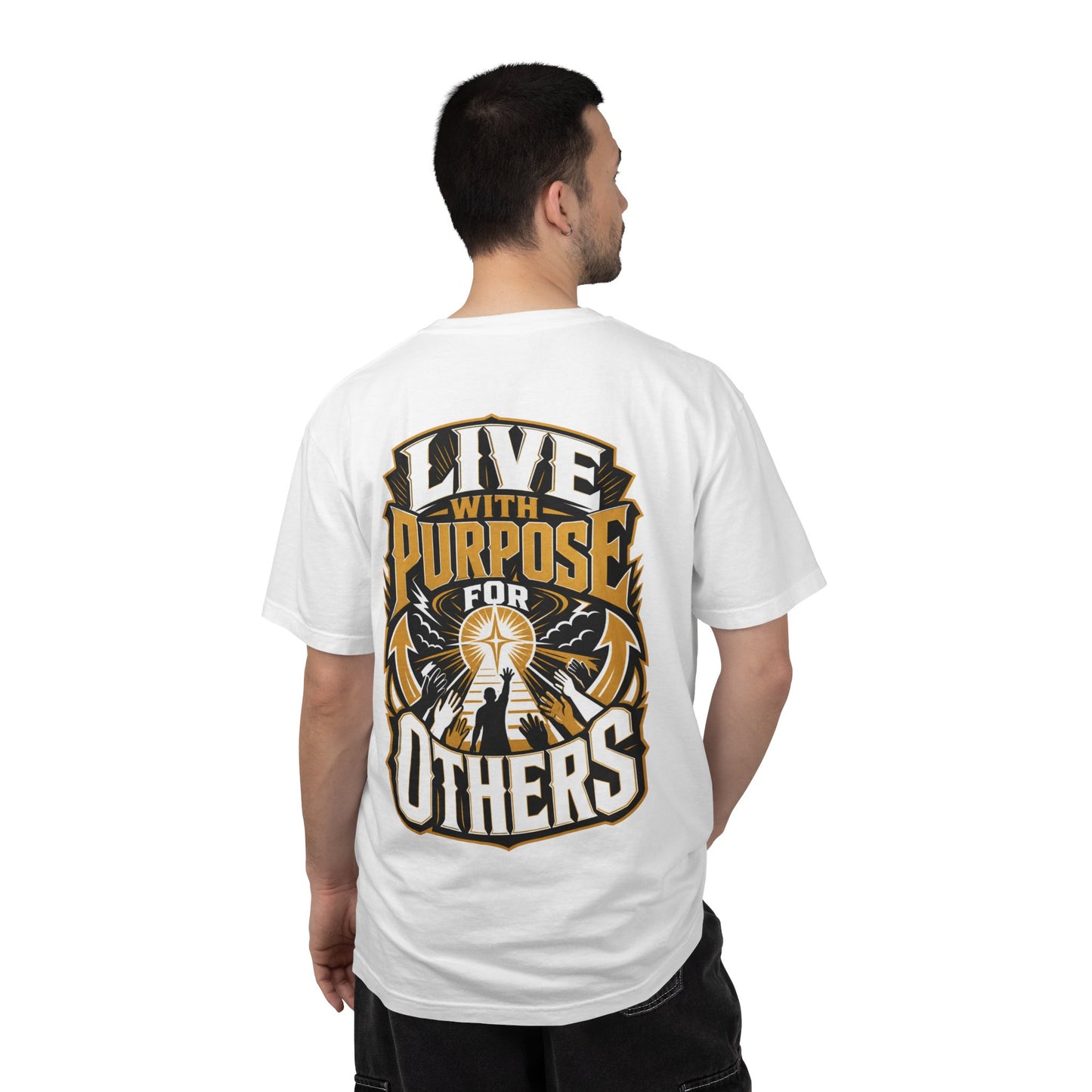 Live With Purpose For Others T‑Shirt — Inspirational Graphic Tee