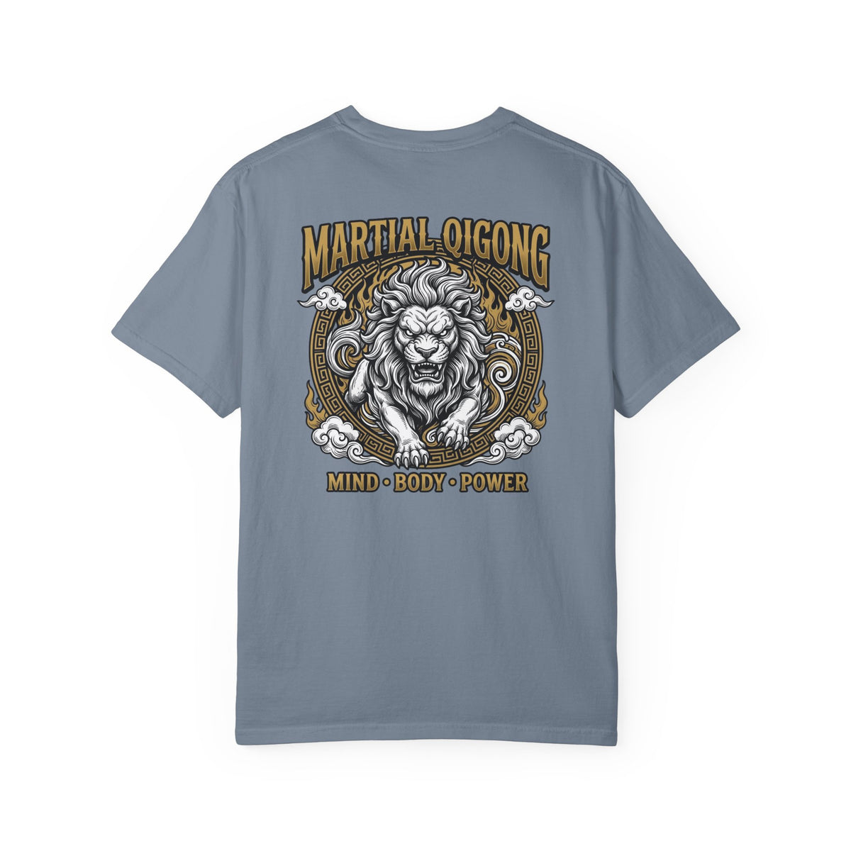 Martial Qigong Fundraiser T-Shirt — Lion Emblem