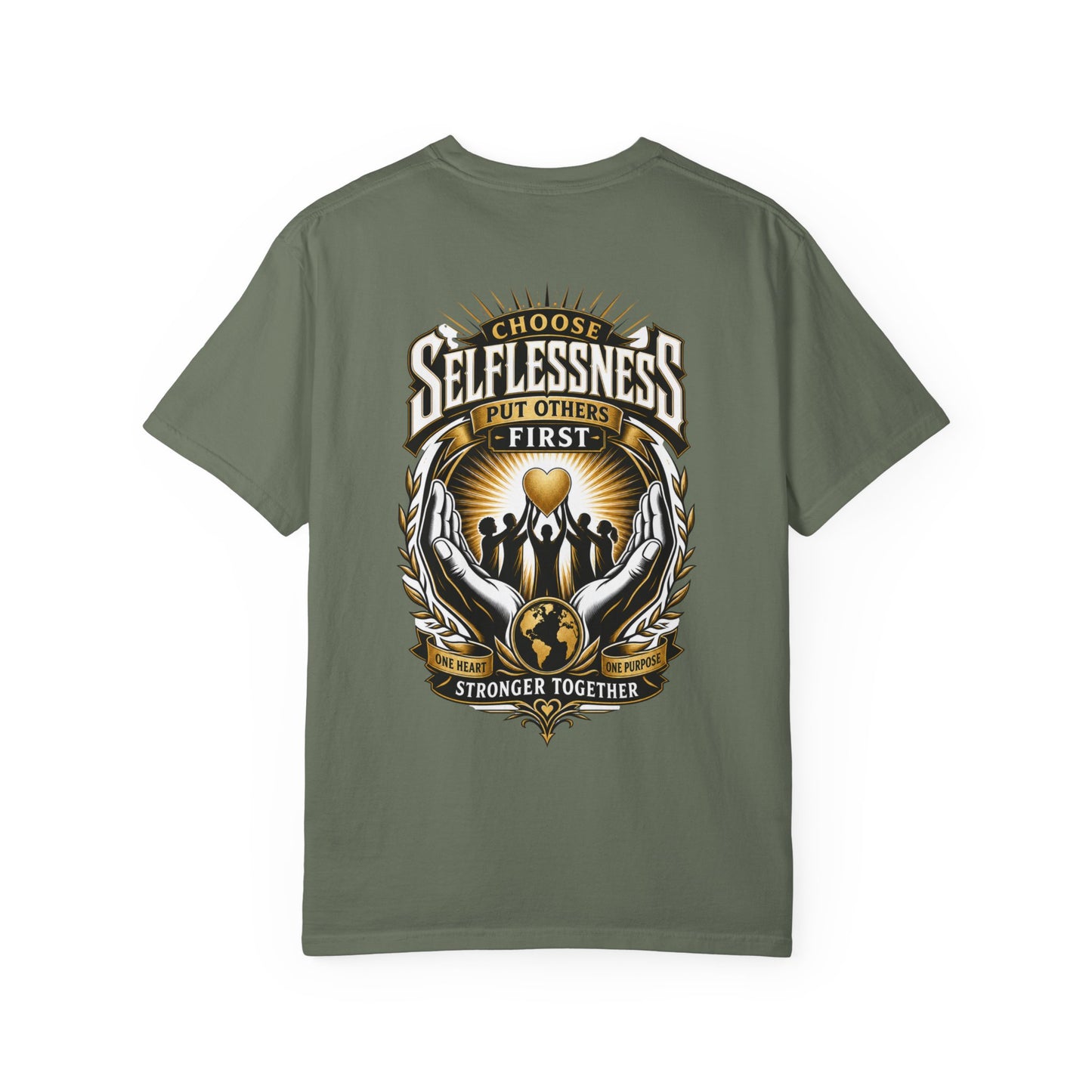 Selflessness Graphic T-Shirt — "Choose Selflessness: Inspirational Tee