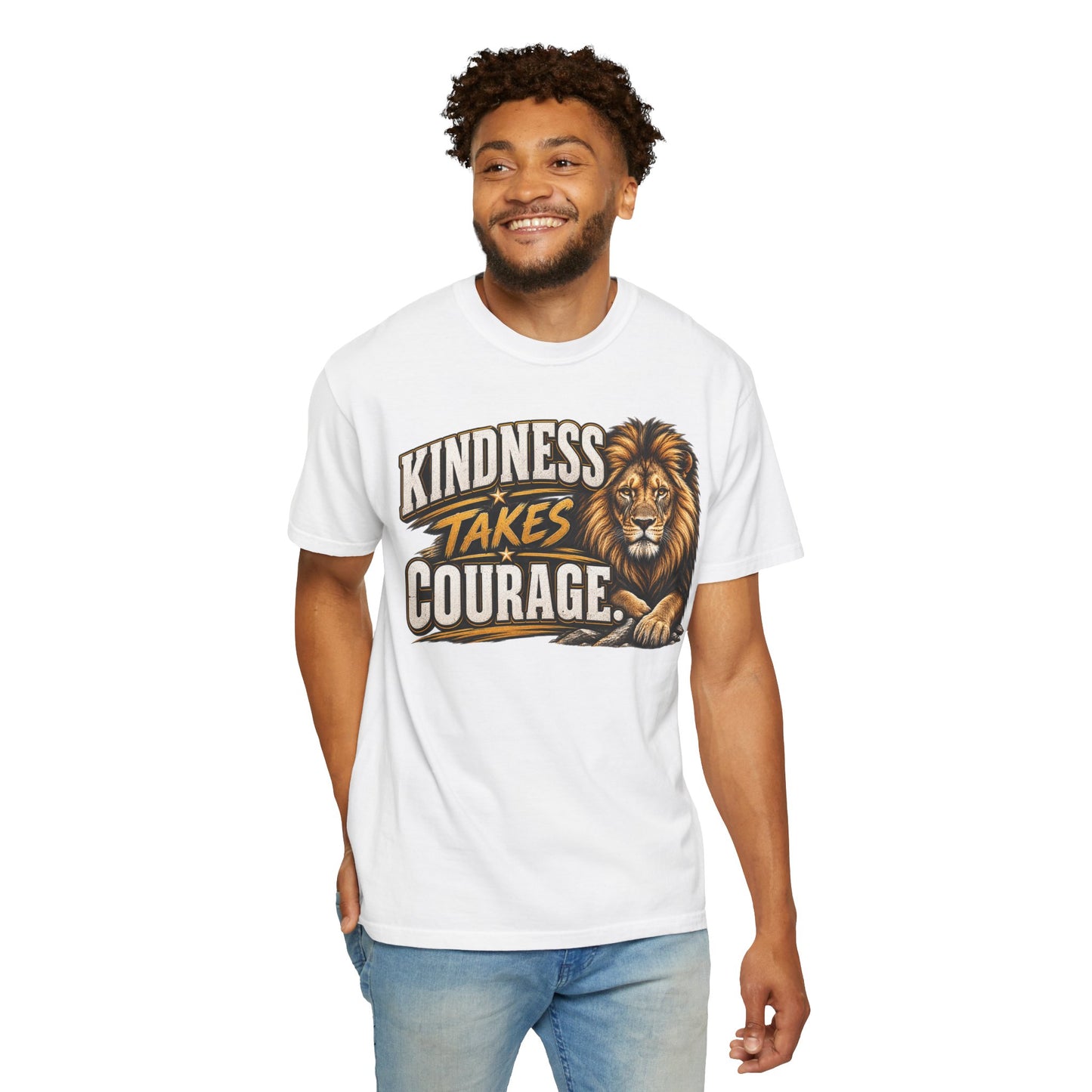 Kindness Takes Courage Front Graphic T-Shirt