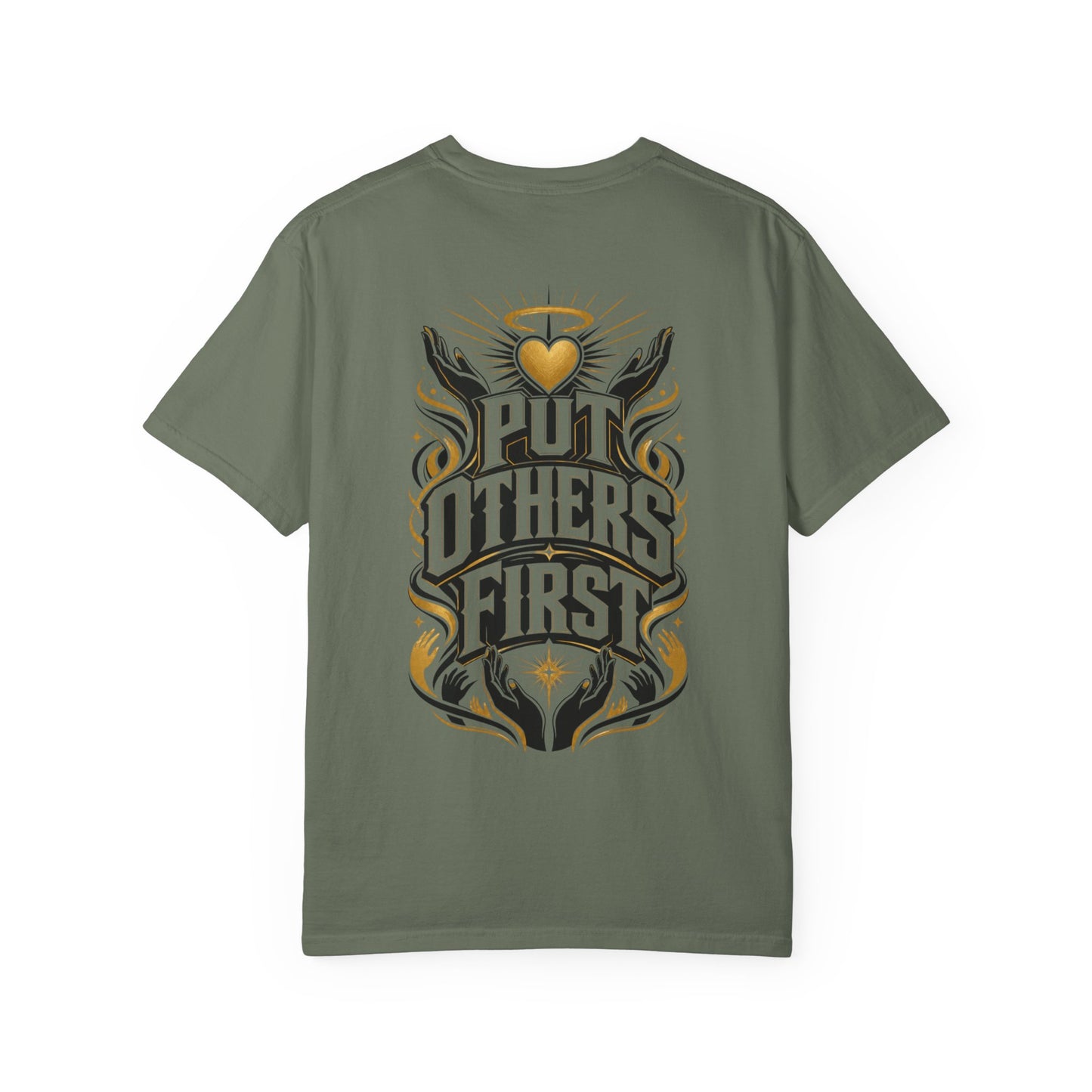 Put Others First T-Shirt — Inspirational Graphic Tee with Heart & Wings