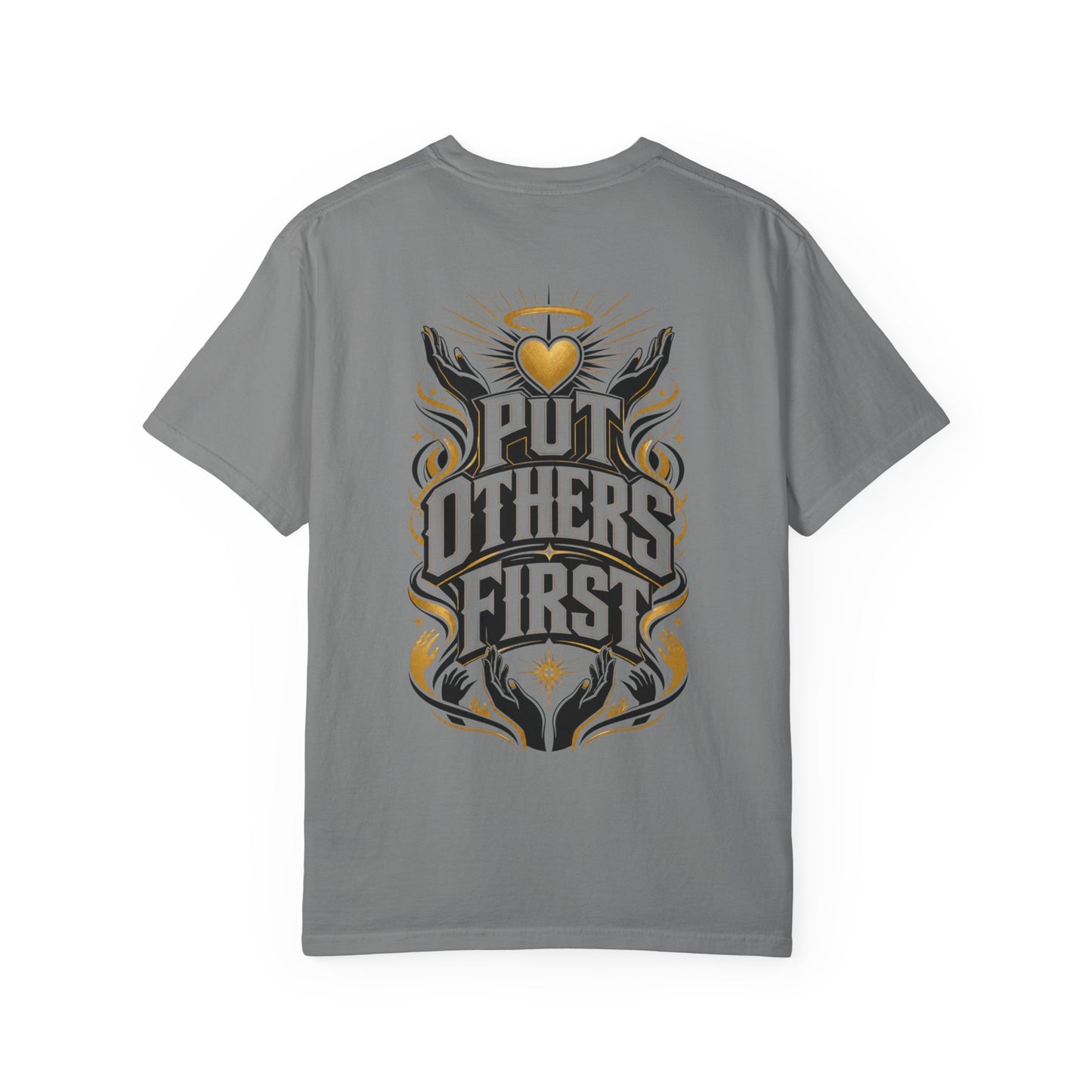 Put Others First T-Shirt — Inspirational Graphic Tee with Heart & Wings