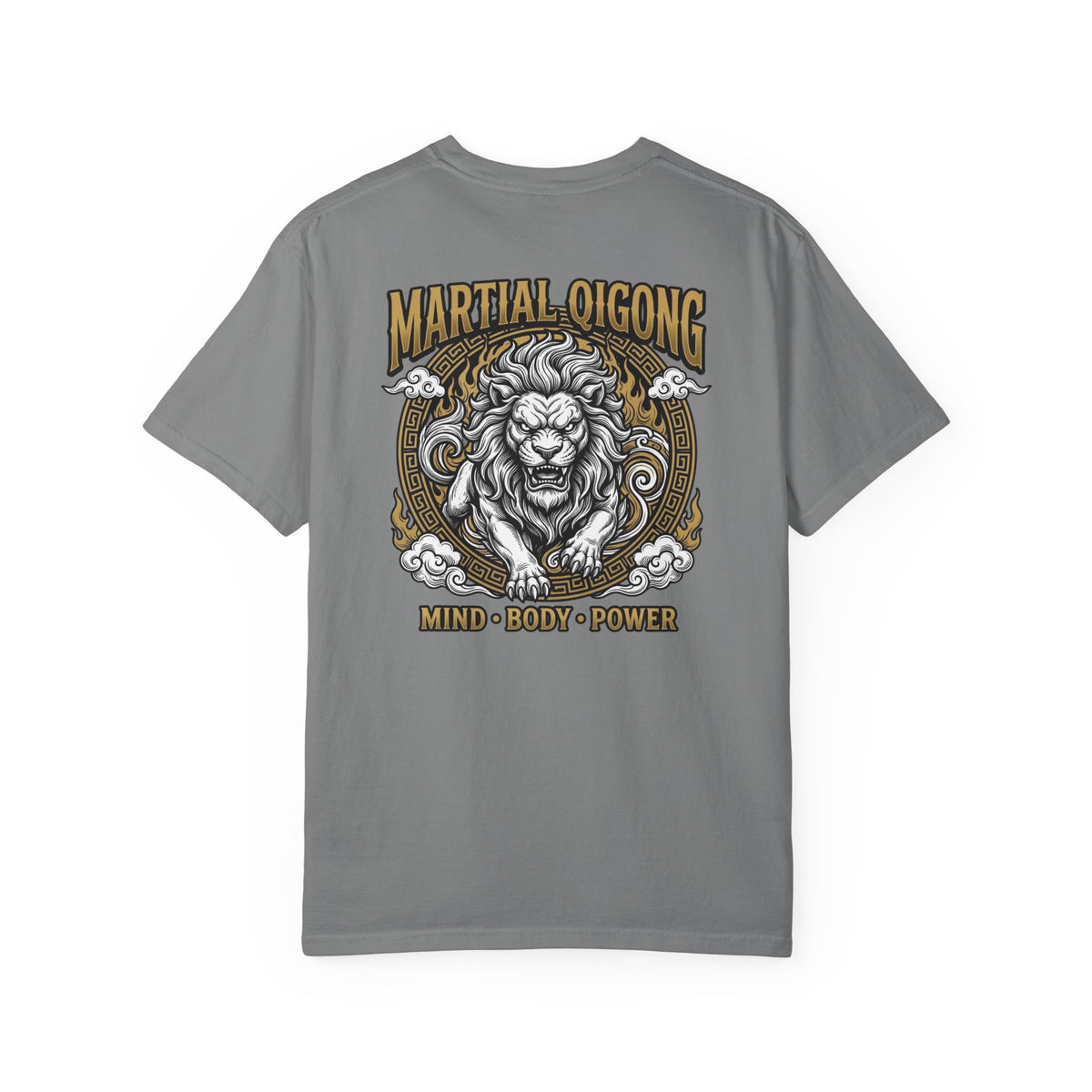 Martial Qigong Fundraiser T-Shirt — Lion Emblem