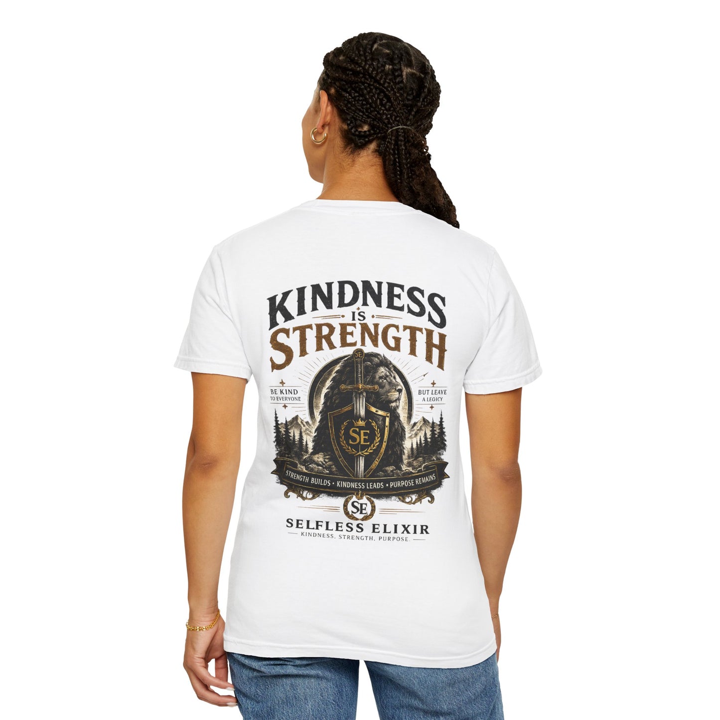 Kindness Is Strength Lion