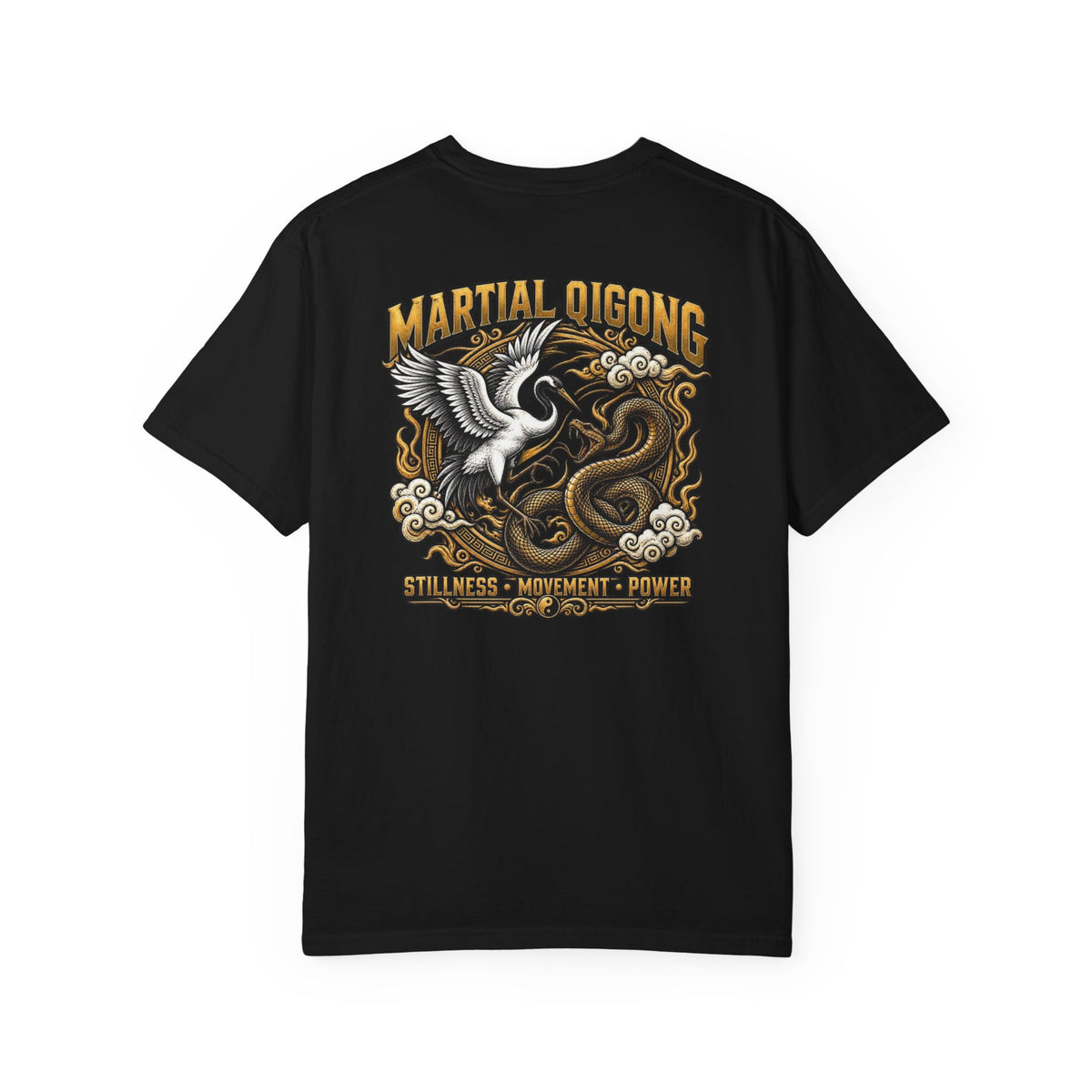 Martial Qigong Fundraiser T-Shirt — Crane & Serpent