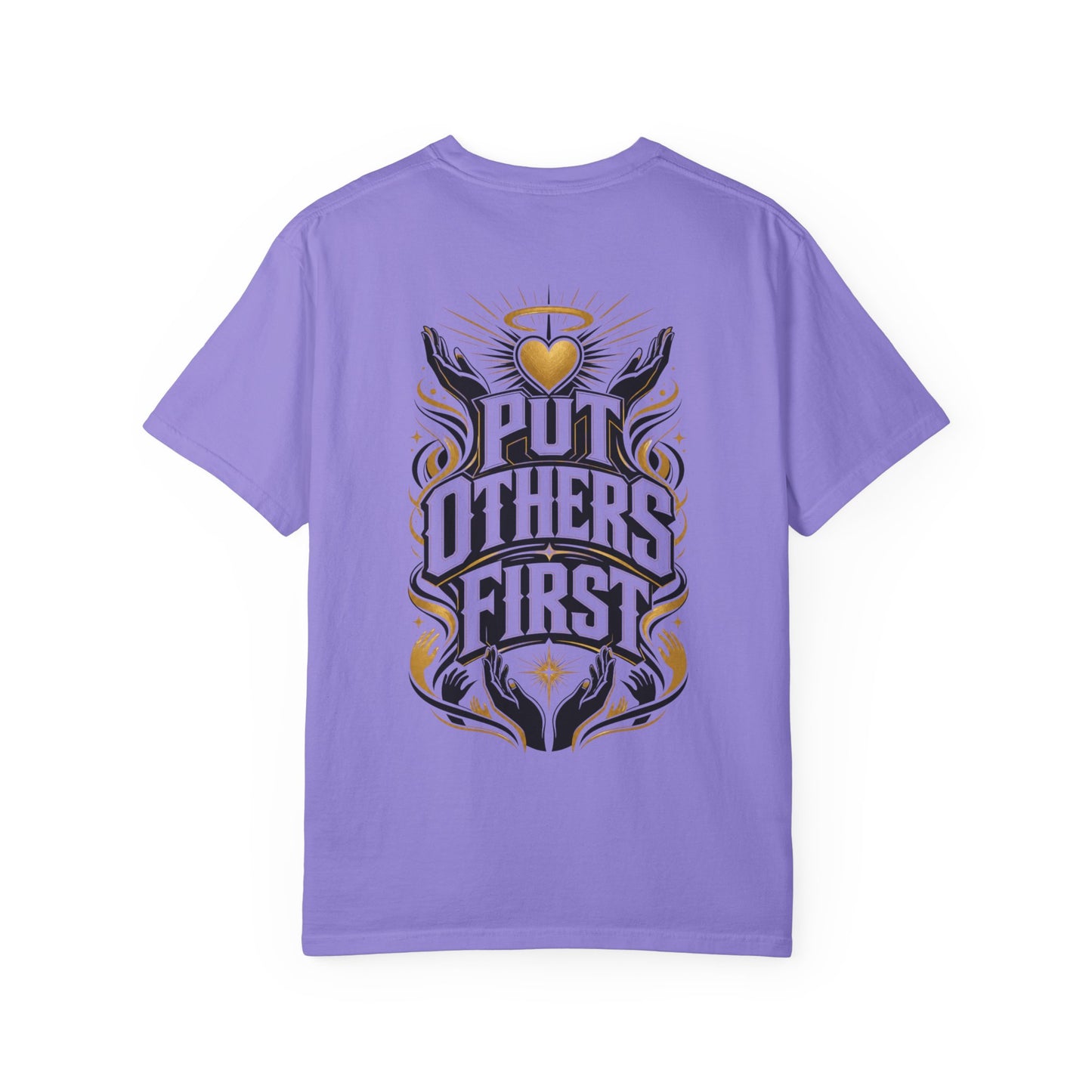 Put Others First T-Shirt — Inspirational Graphic Tee with Heart & Wings