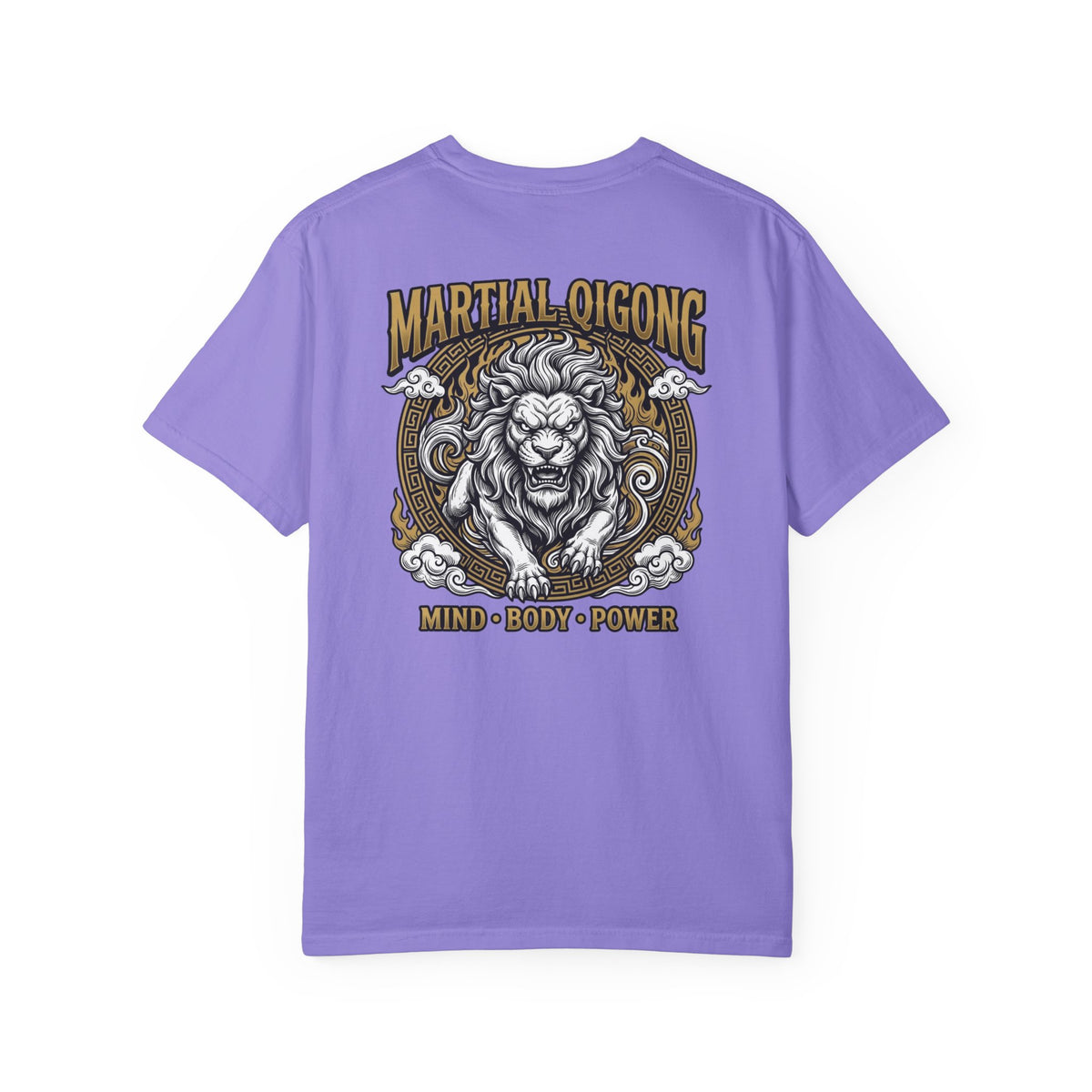 Martial Qigong Fundraiser T-Shirt — Lion Emblem