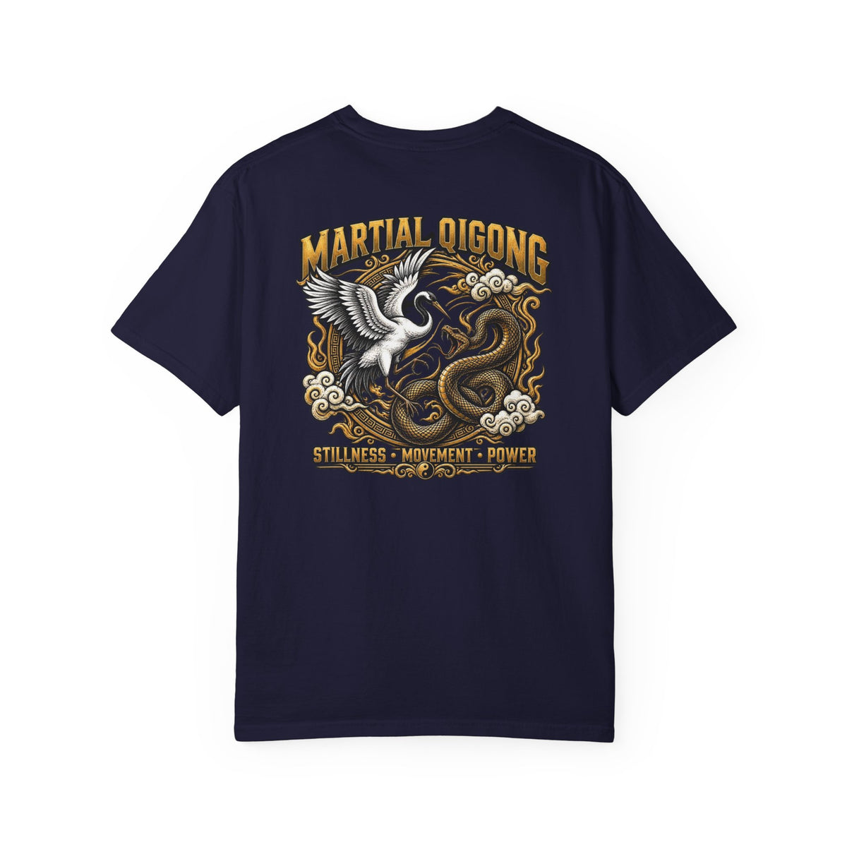 Martial Qigong Fundraiser T-Shirt — Crane & Serpent