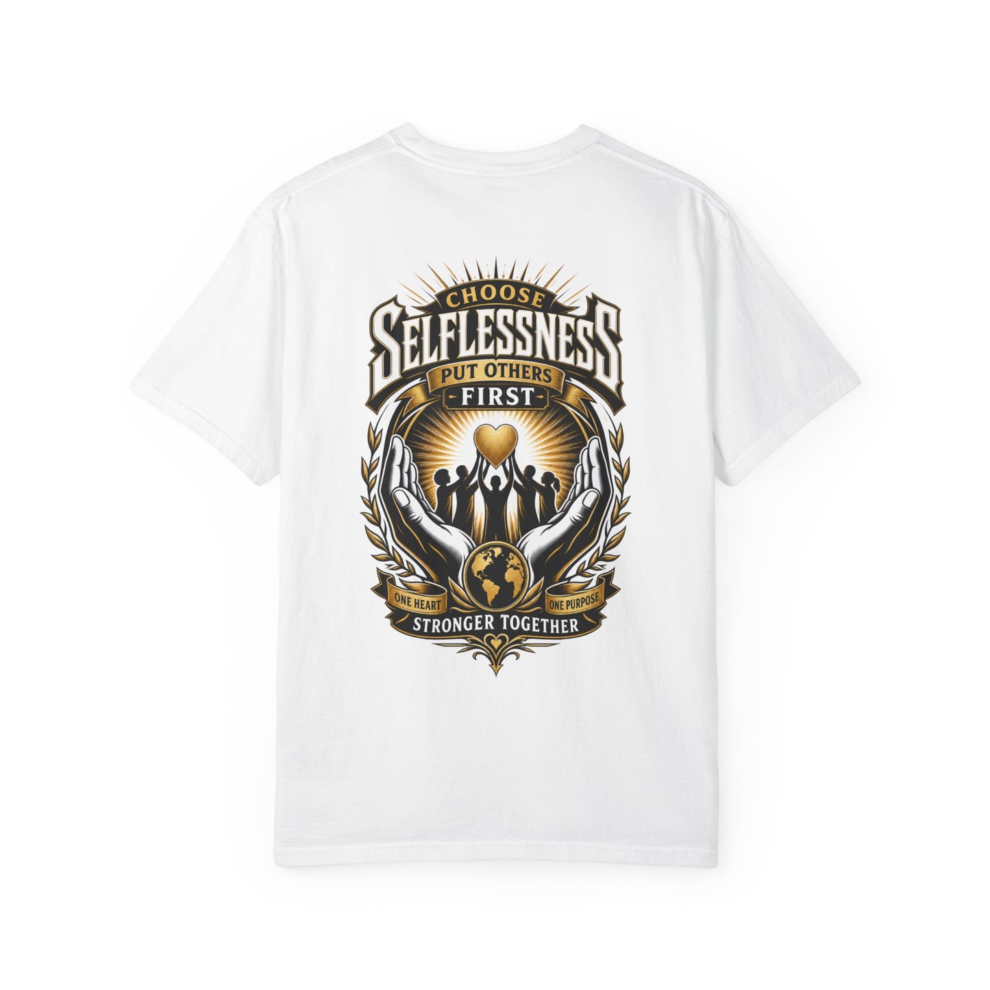 Selflessness Graphic T-Shirt — "Choose Selflessness: Inspirational Tee