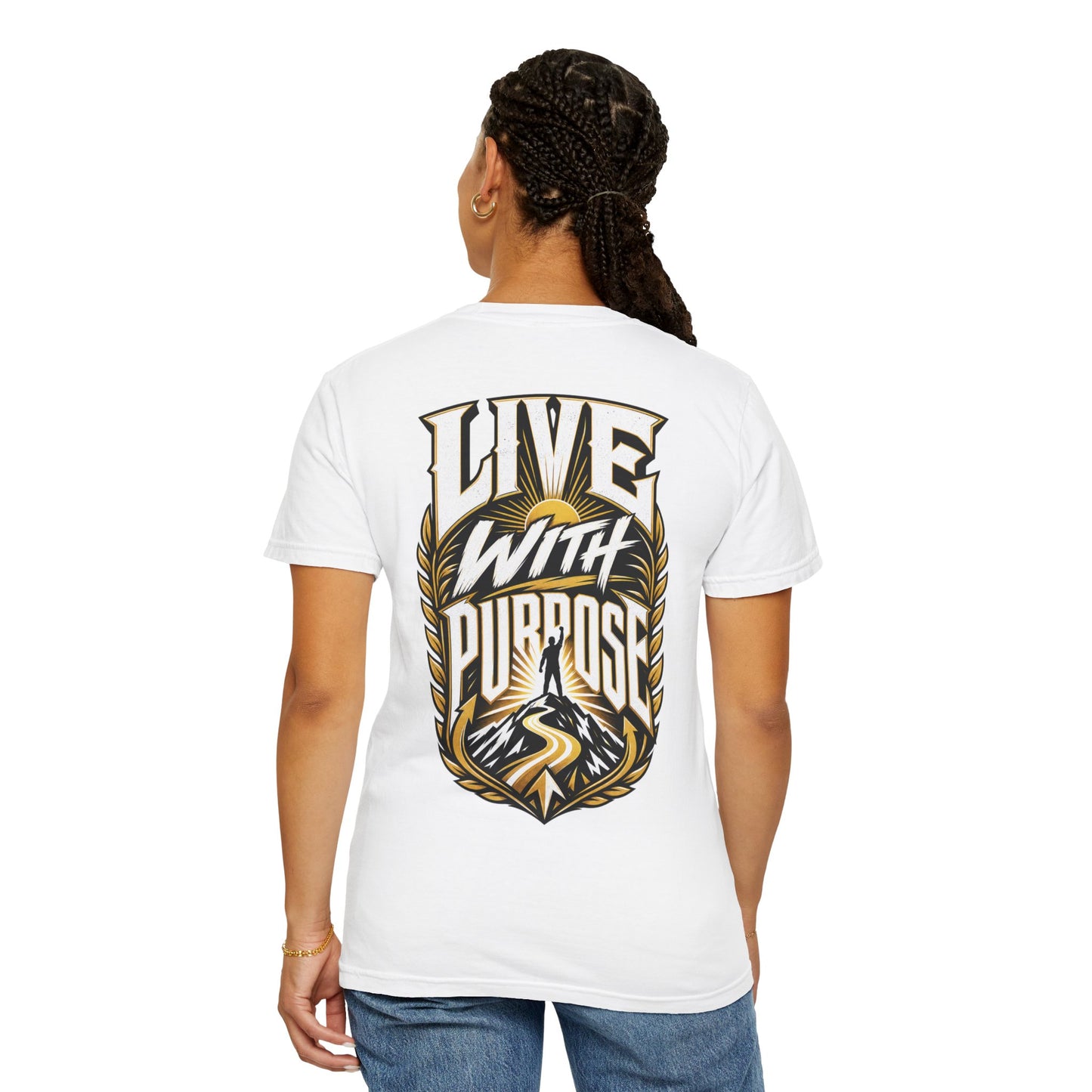 Live With Purpose T-Shirt — Inspirational Graphic Tee