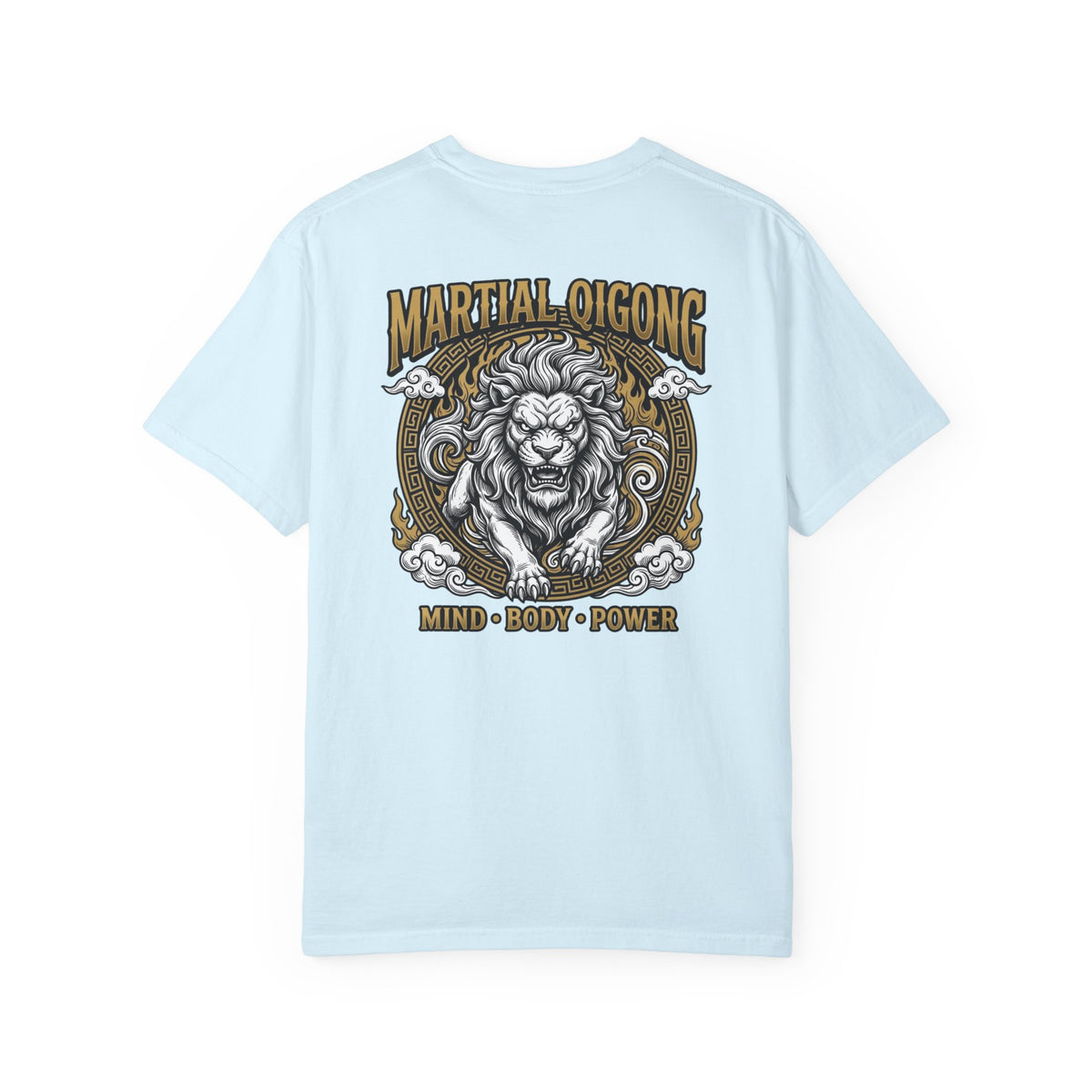 Martial Qigong Fundraiser T-Shirt — Lion Emblem