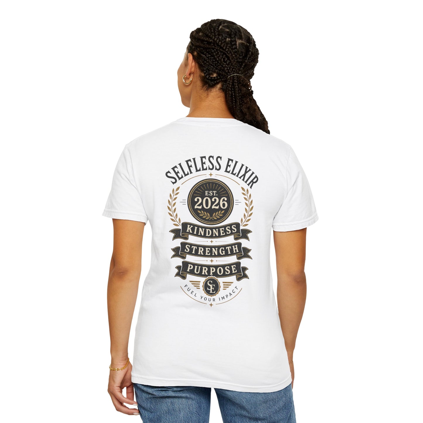 Selfless Elixir Crest T‑Shirt