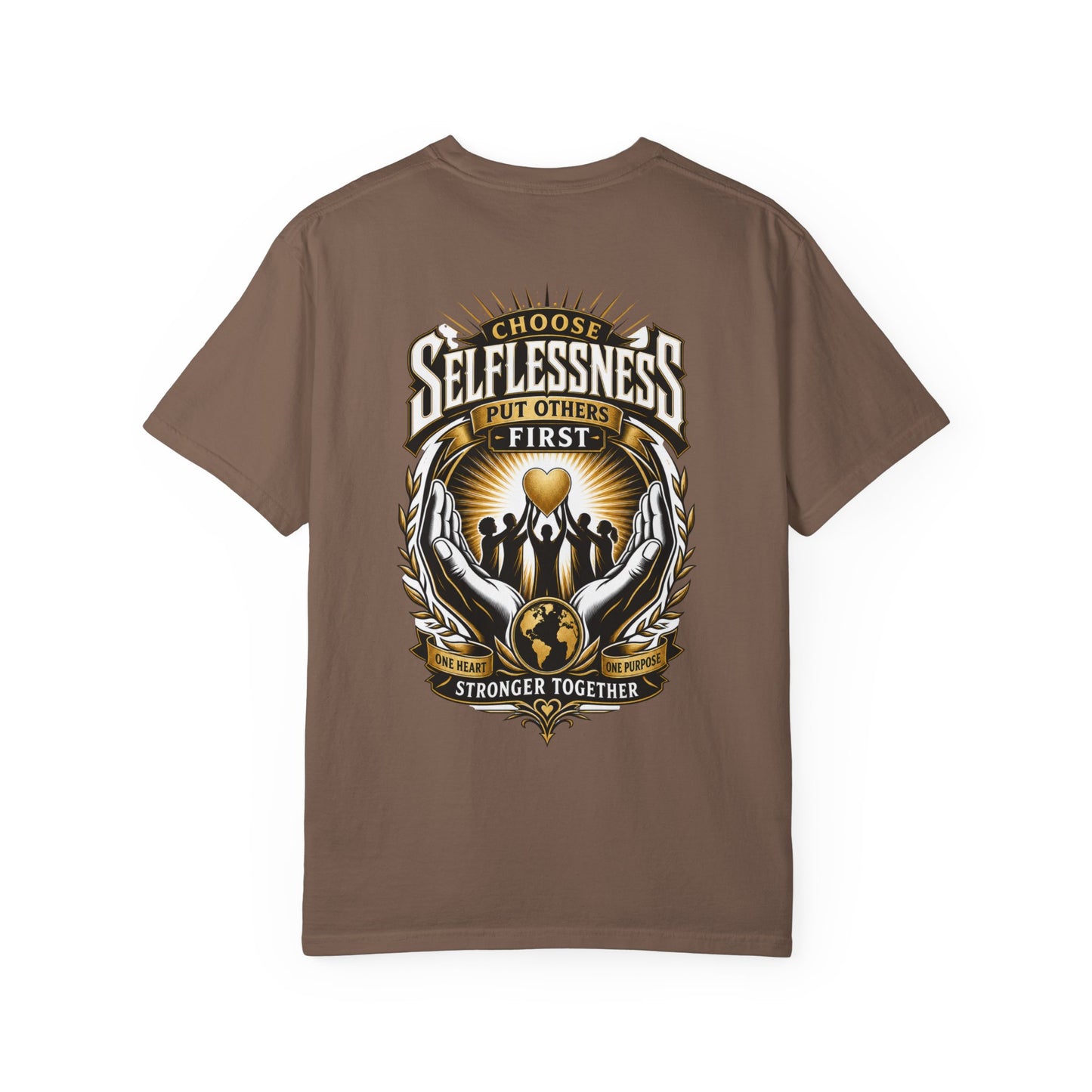 Selflessness Graphic T-Shirt — "Choose Selflessness: Inspirational Tee