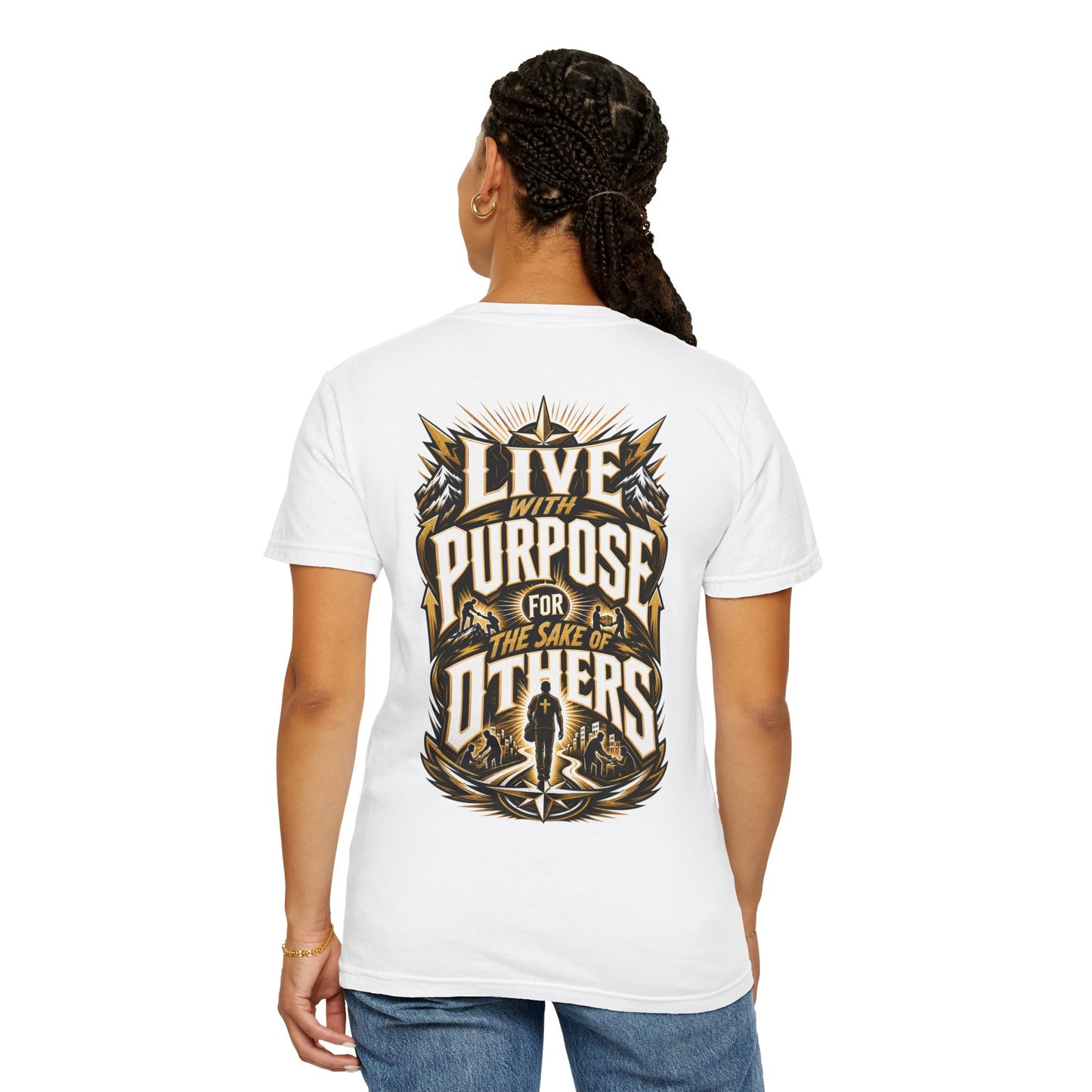 Live With Purpose Graphic T-Shirt — Inspirational 'Live With Purpose for the Sake of Others' Tee