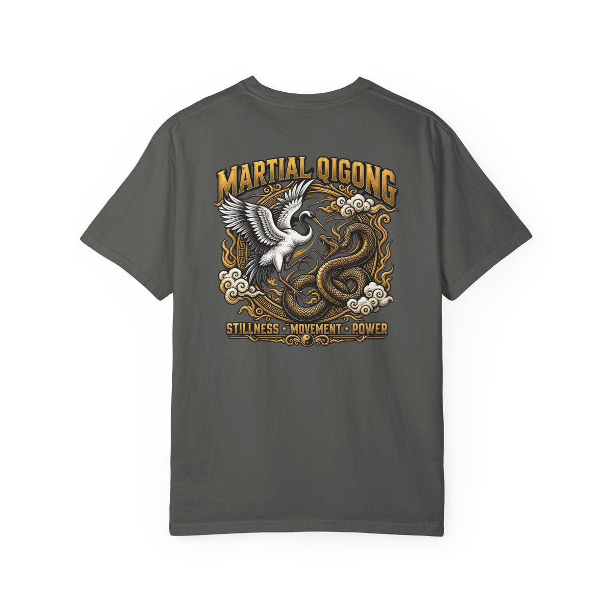 Martial Qigong Fundraiser T-Shirt — Crane & Serpent