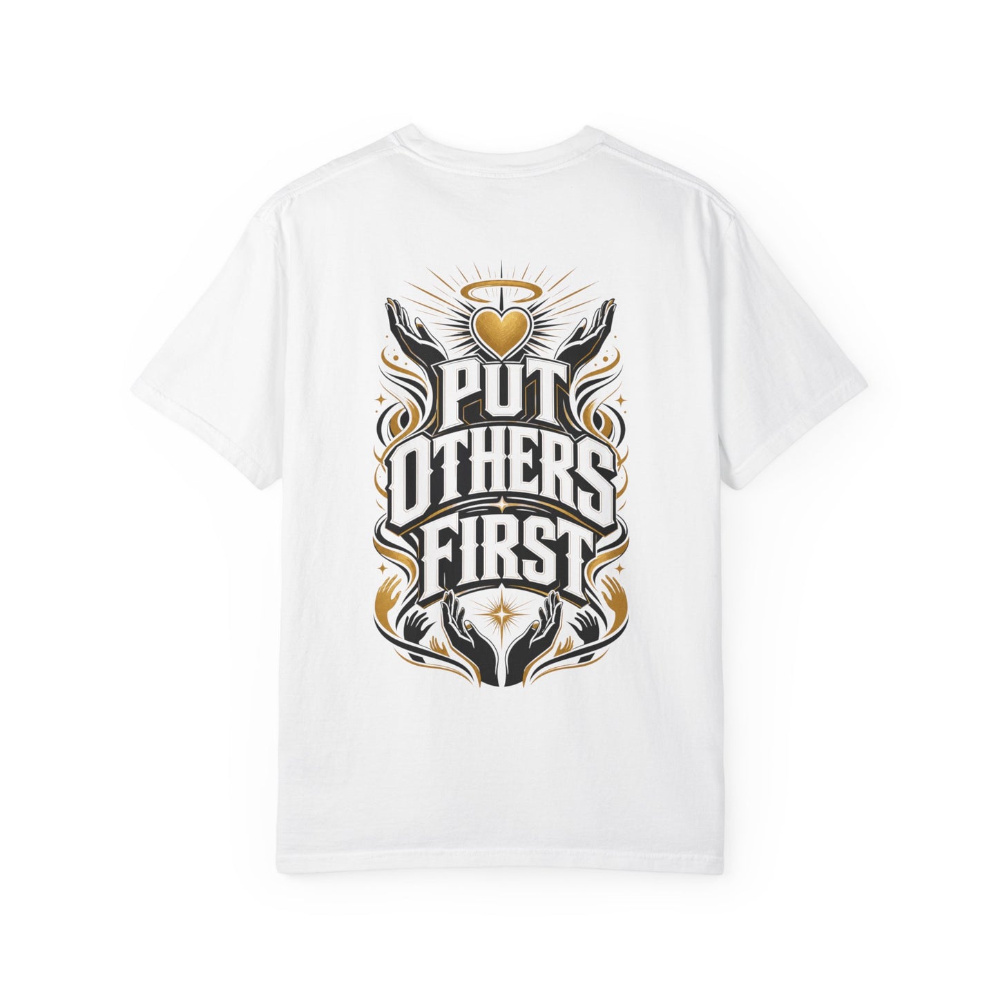 Put Others First T-Shirt — Inspirational Graphic Tee with Heart & Wings